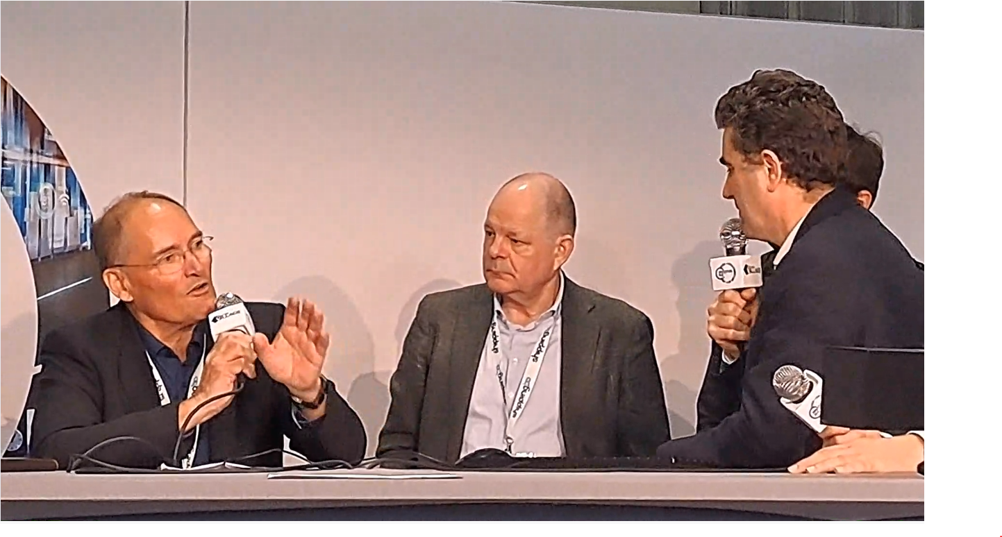 Jean-Marc Dufour, CEO d'e.trustexport, sur le plateau TV de la Tech'xploration à la SITL 2023.